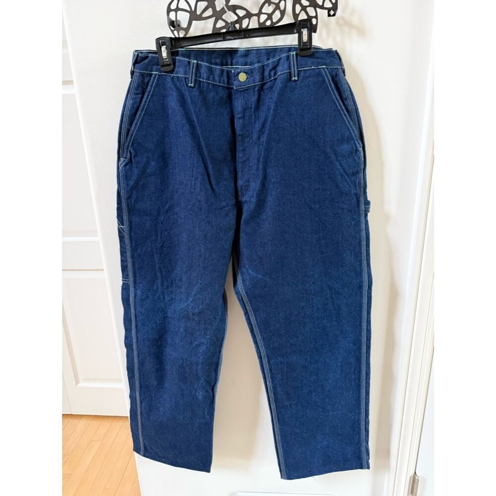OshKosh Prewashed Denim Carpenter Jeans  Dark Wash Denim 36x30 NWOT - Picture 14 of 15